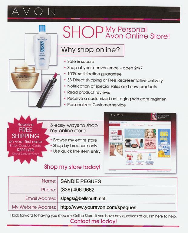 AVON Independent Sales Representative Kernersville NC 27284 336406